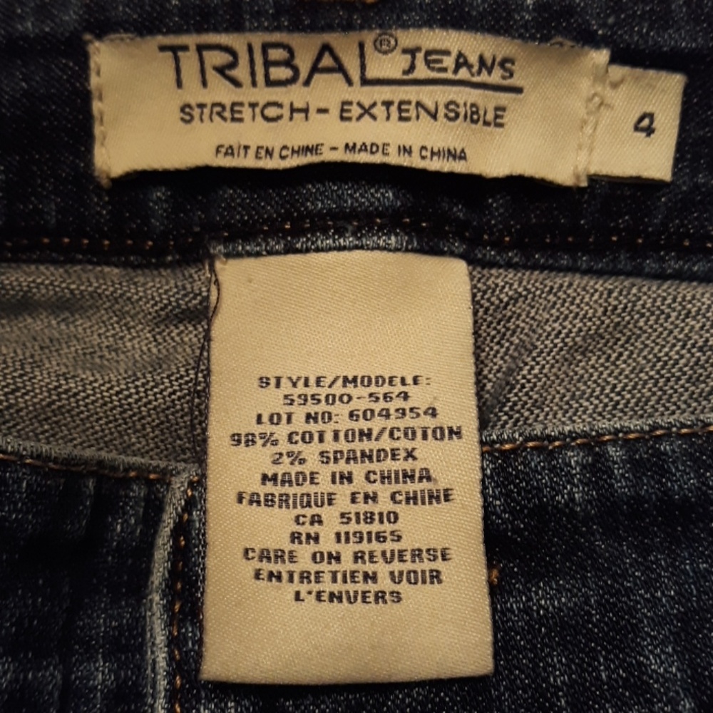 Tribal Jeans cropped jeans - Picture 4 of 6